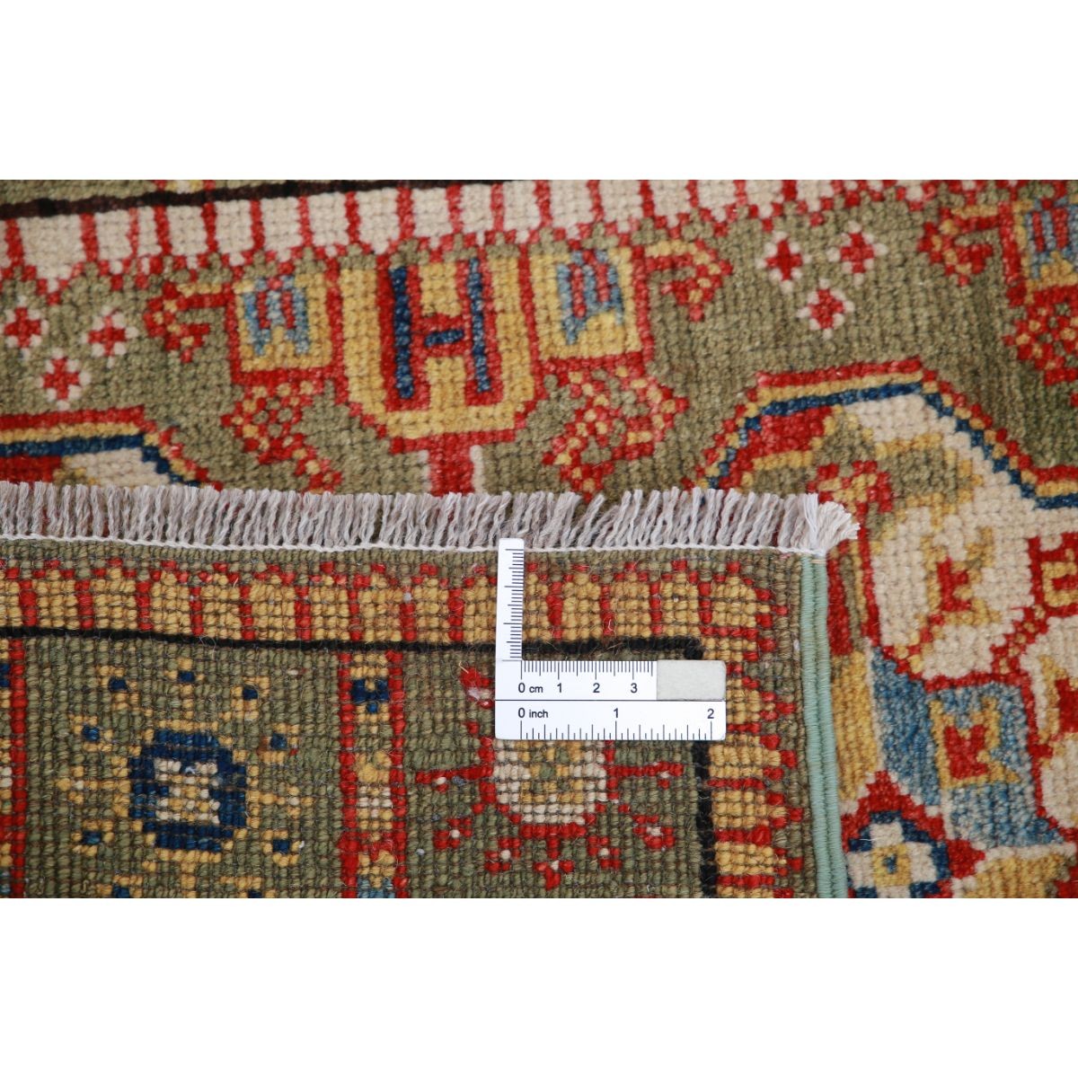 Revival 2x3 Handmade Double Knotted Washable Wool Rug - Colorful