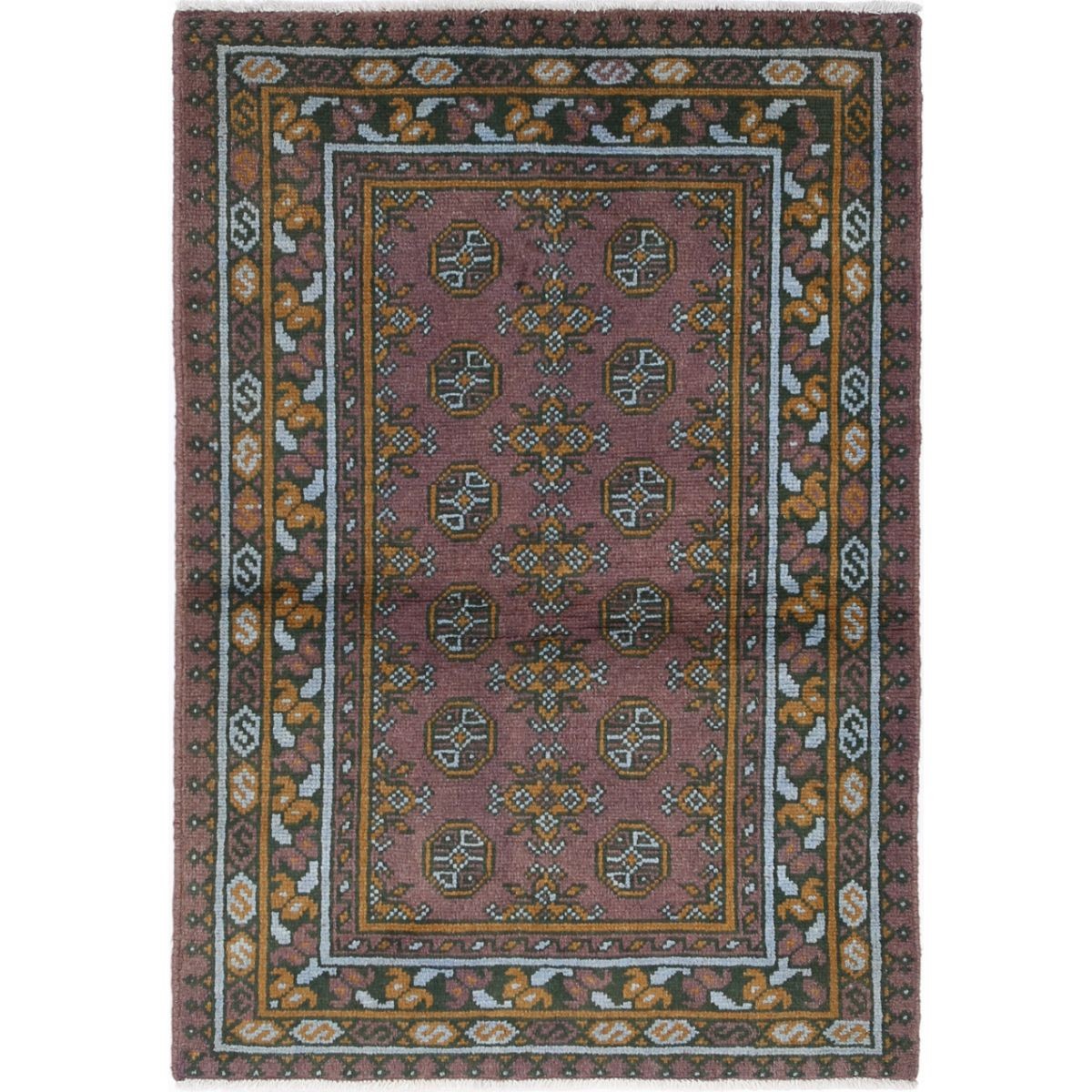 Revival 3x4 Handmade Double Knotted Washable Wool Rug - Colorful