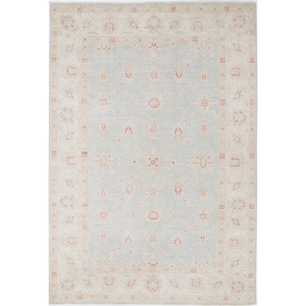 Serenity 5x7 Handmade Double Knotted Washable Wool Rug - Soft Hues
