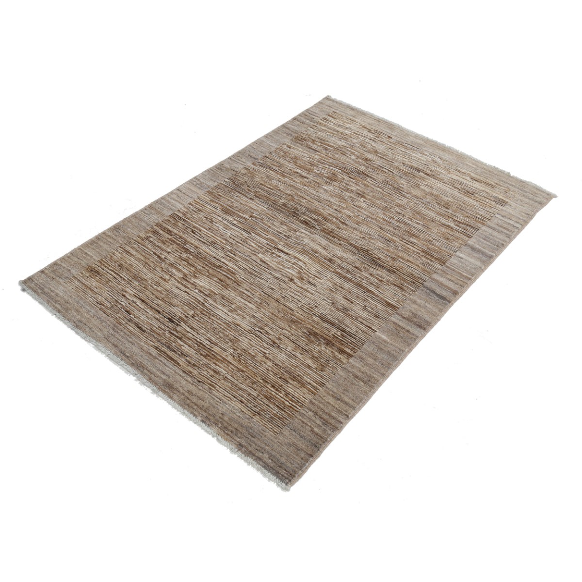 Modcar 3x5 Handmade Double Knotted Washable Wool Rug - Colorful