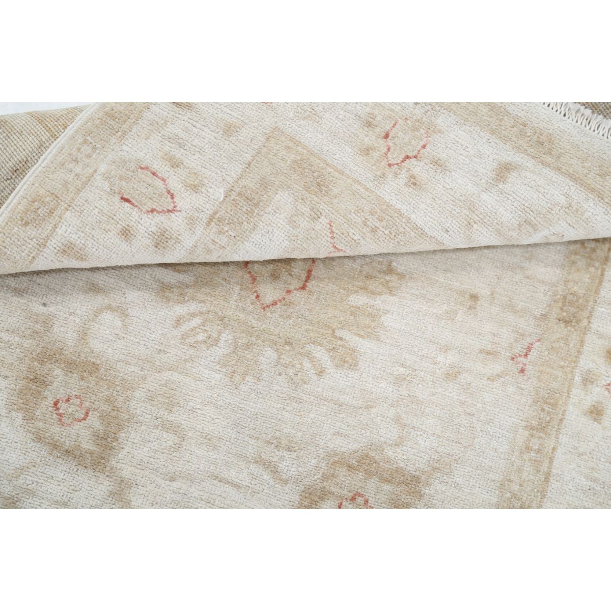 Serenity 3x4 Handmade Double Knotted Washable Wool Rug - Soft Hues