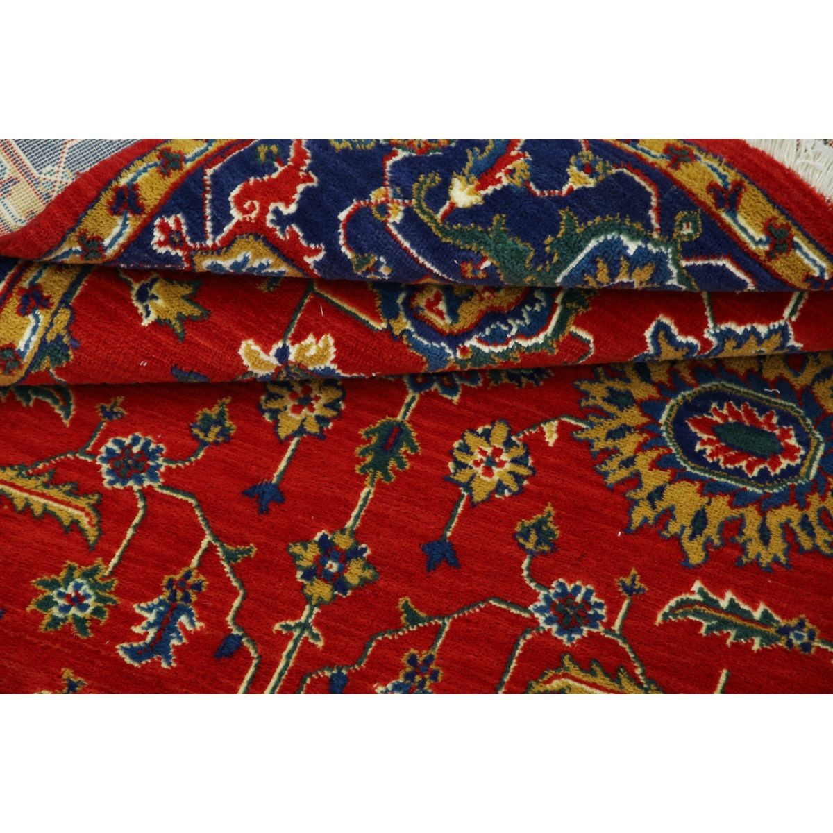 Gulshan-4'0" 4x6 Machine-Made Washable Wool Rug - Colorful