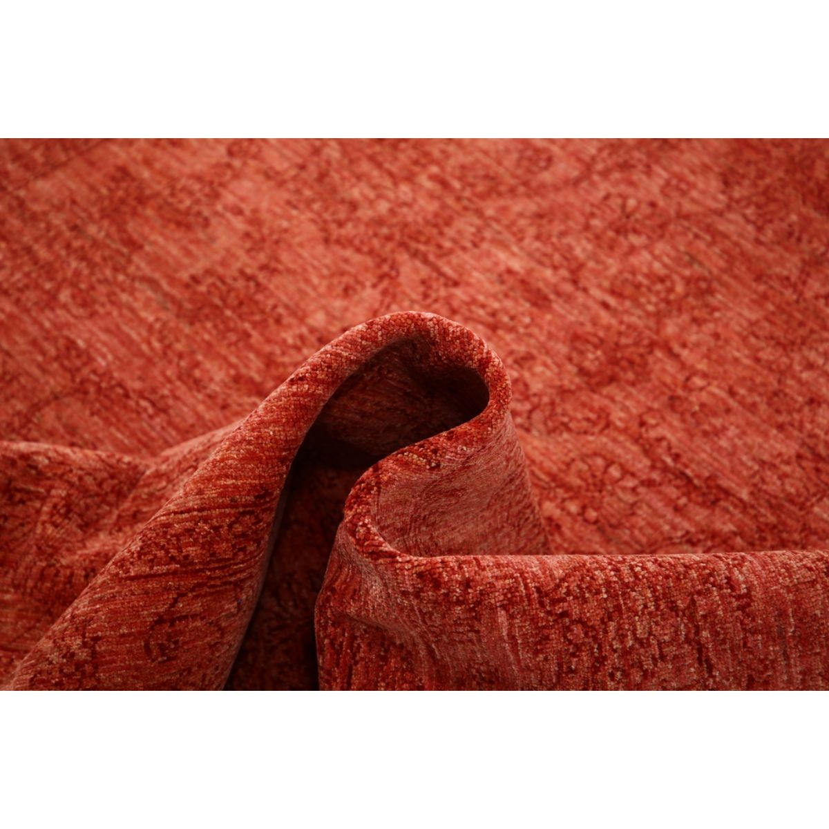 Overdye 6x8 Handmade Double Knotted Washable Wool Rug - Colorful
