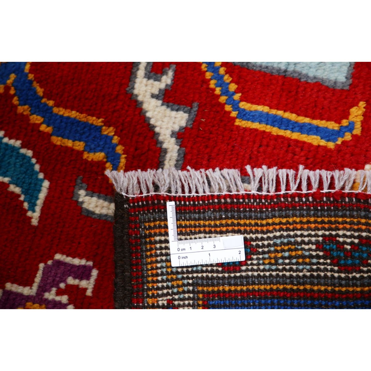 Revival 6x8 Handmade Double Knotted Washable Wool Rug - Colorful