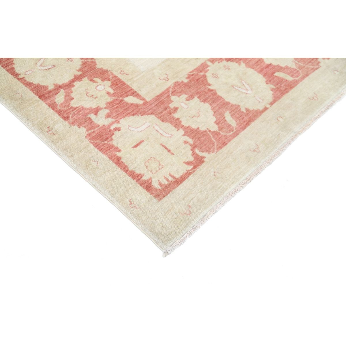 Ziegler 8x10 Handmade Double Knotted Washable Wool Rug - Soft Hues