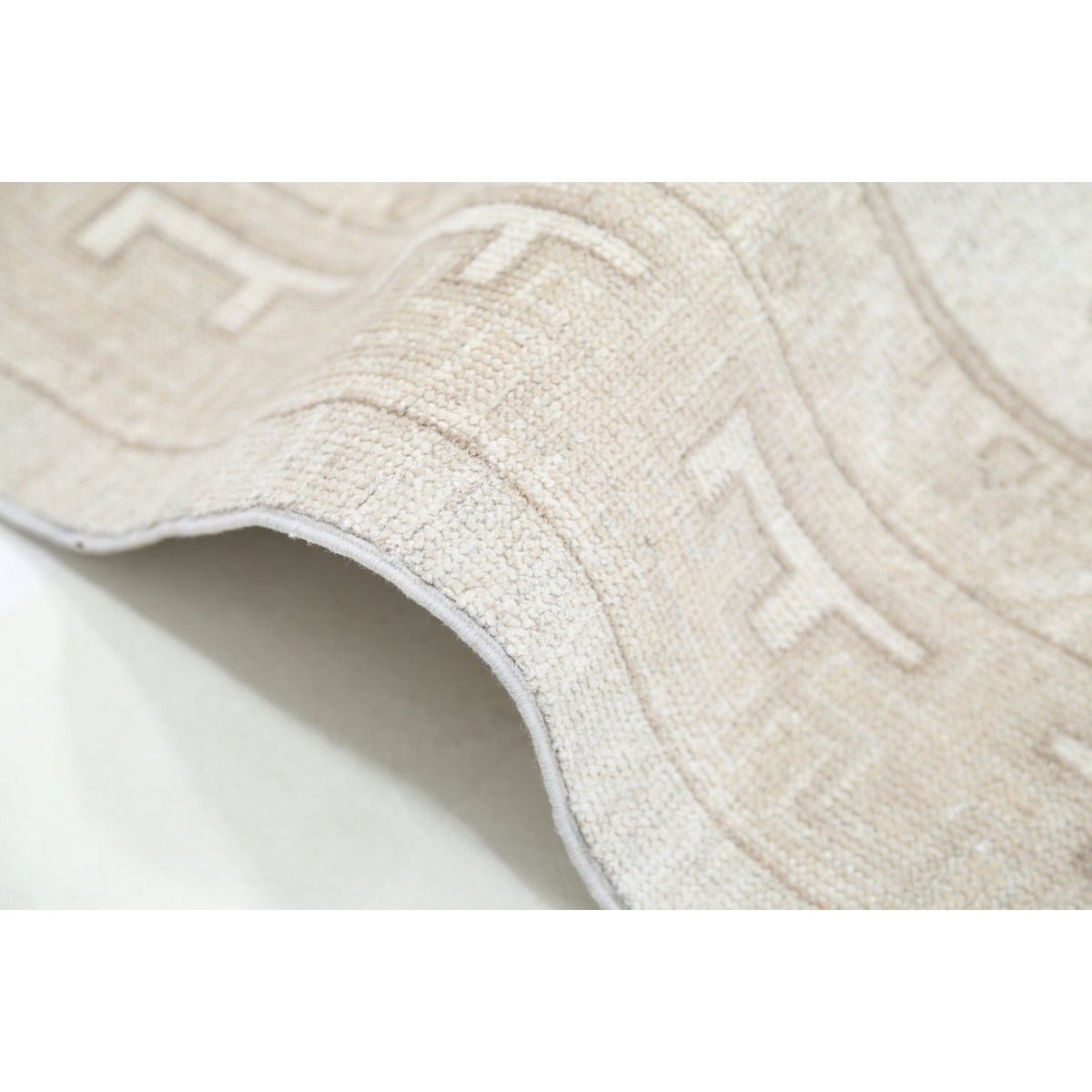 Khotan 13x18 Handmade Double Knotted Washable Wool Rug - Soft Hues