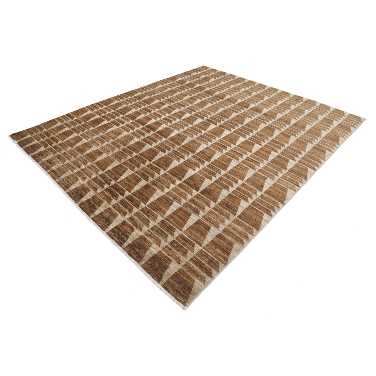 Modcar 8x10 Handmade Double Knotted Washable Wool Rug - Colorful