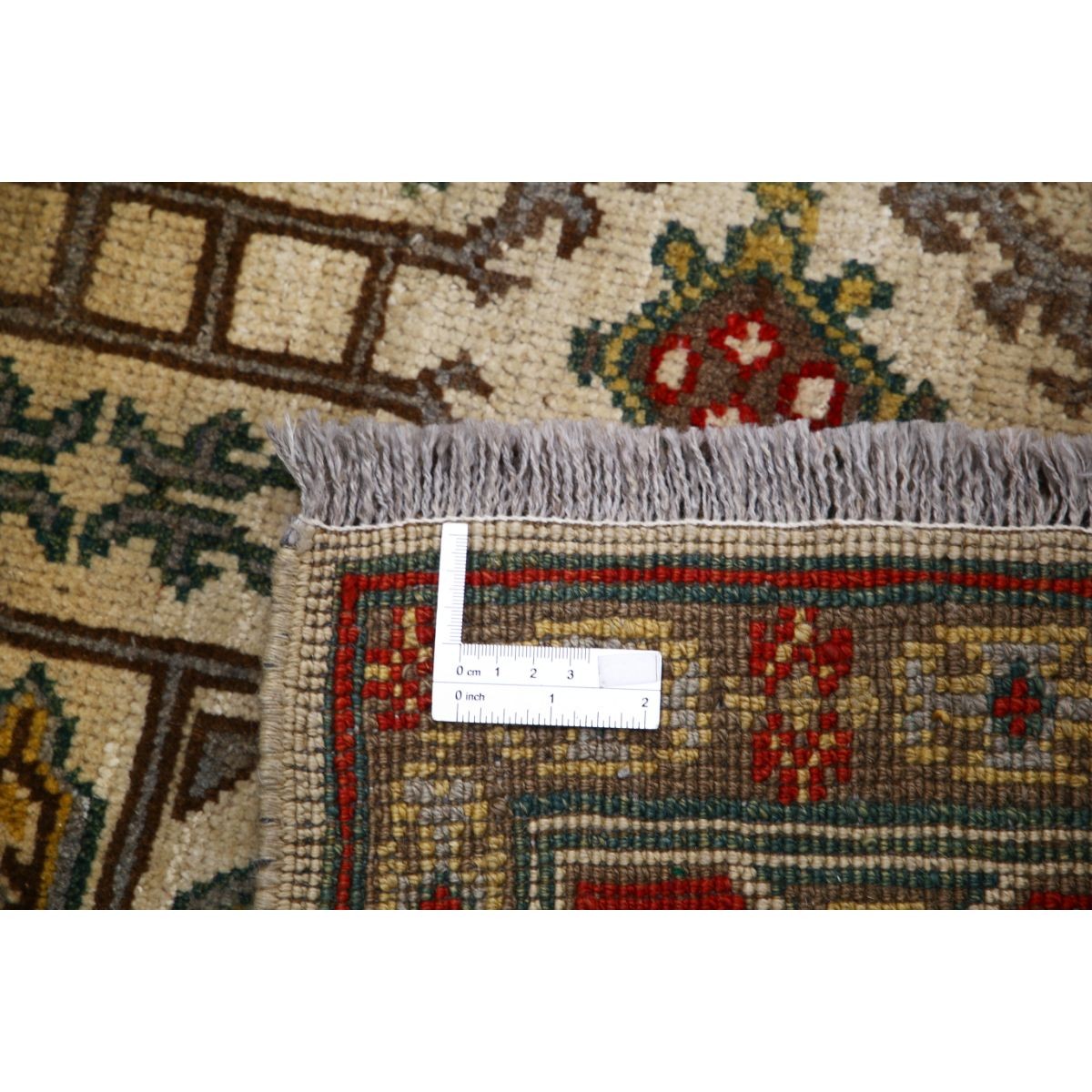 Revival 4x7 Handmade Double Knotted Washable Wool Rug - Colorful