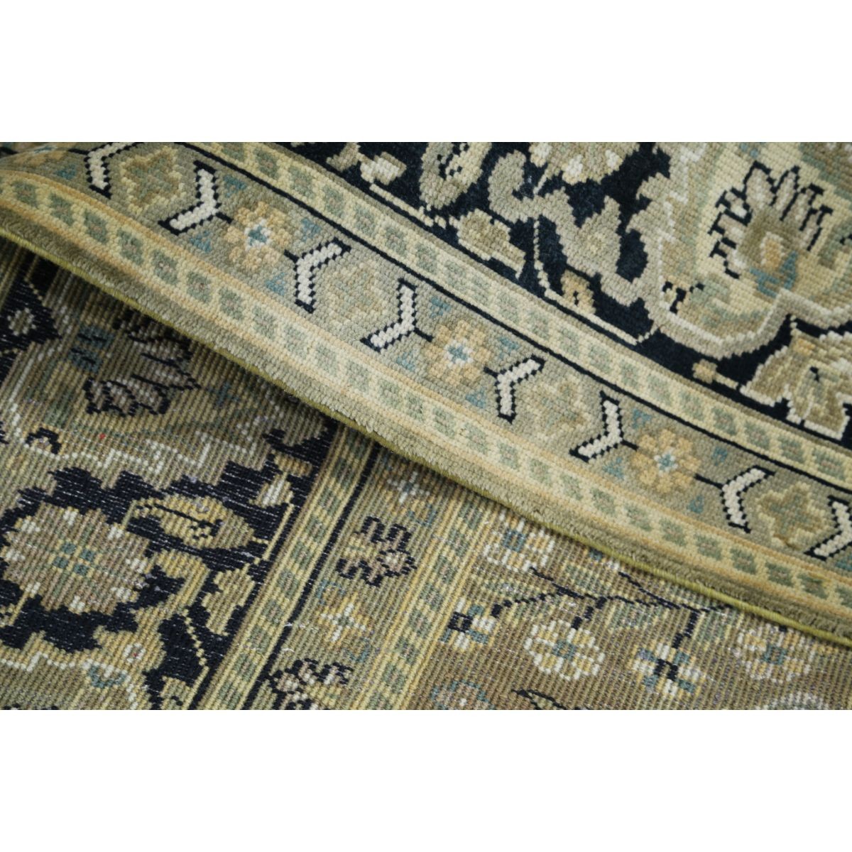 Ziegler 9x12 Handmade Double Knotted Washable Wool Rug - Colorful