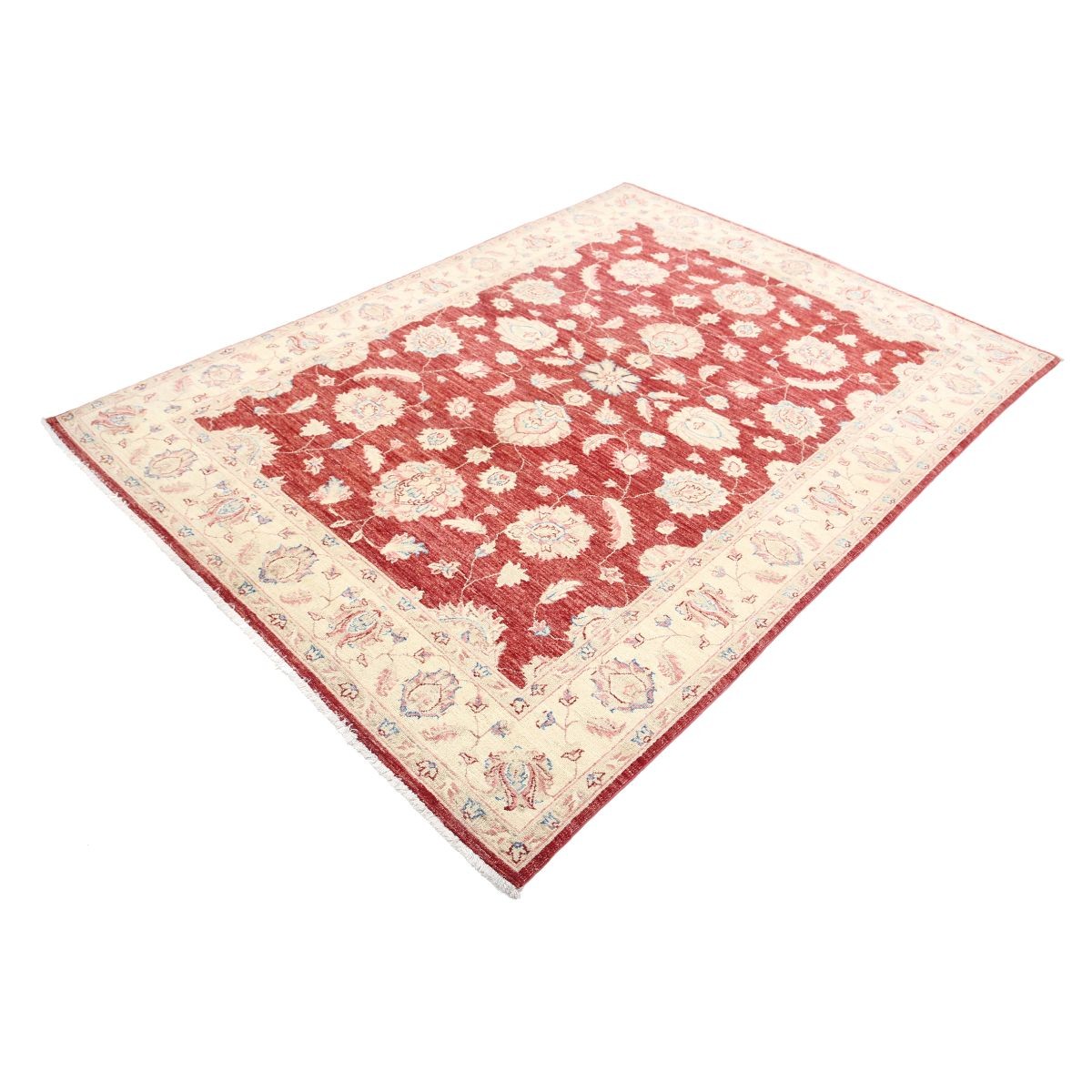 Ziegler 5x8 Handmade Double Knotted Washable Wool Rug - Colorful