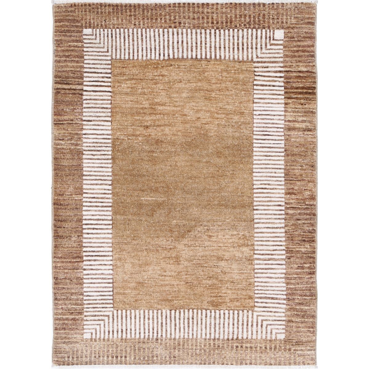 Modcar 3x5 Handmade Double Knotted Washable Wool Rug - Colorful
