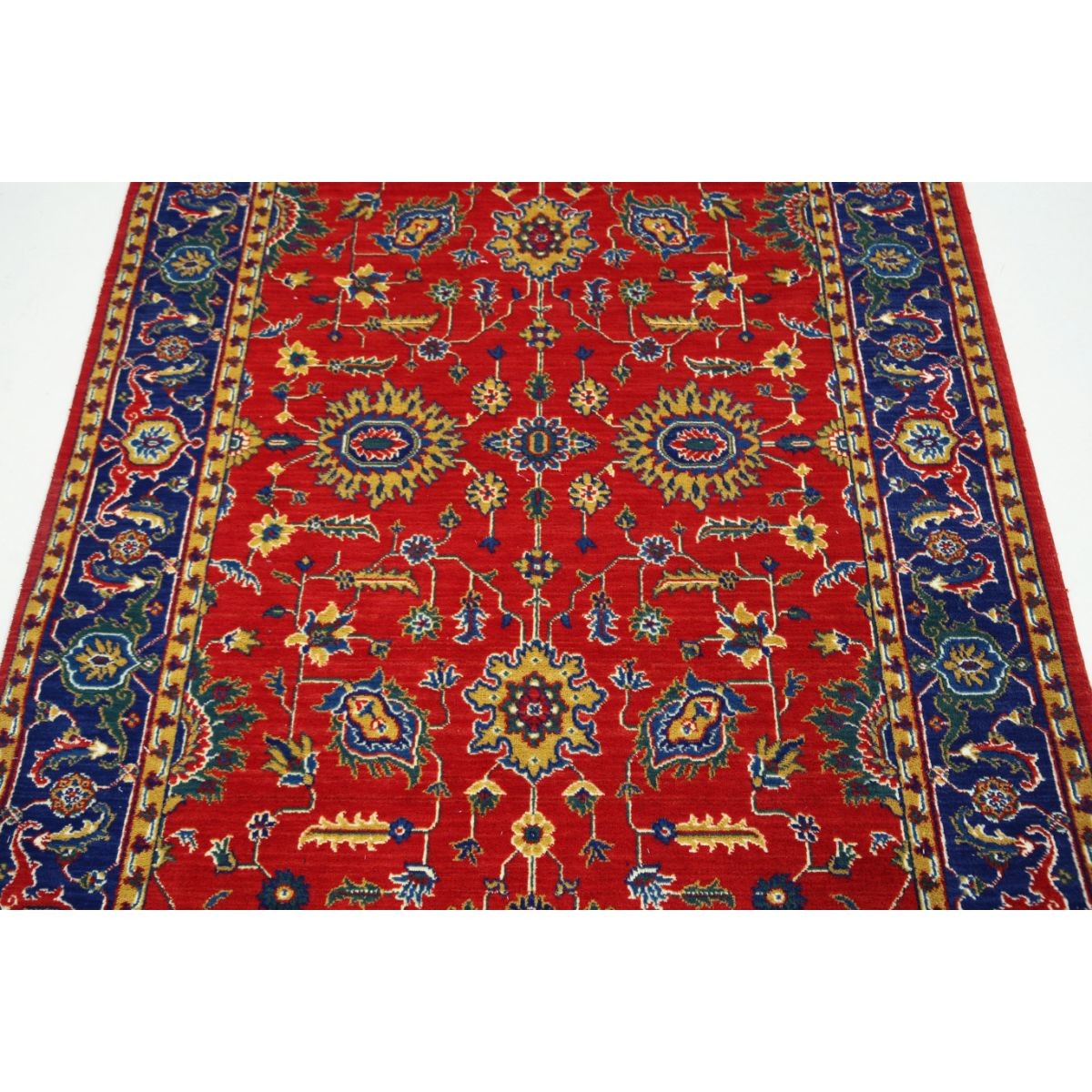 Gulshan-4'0" 4x6 Machine-Made Washable Wool Rug - Colorful