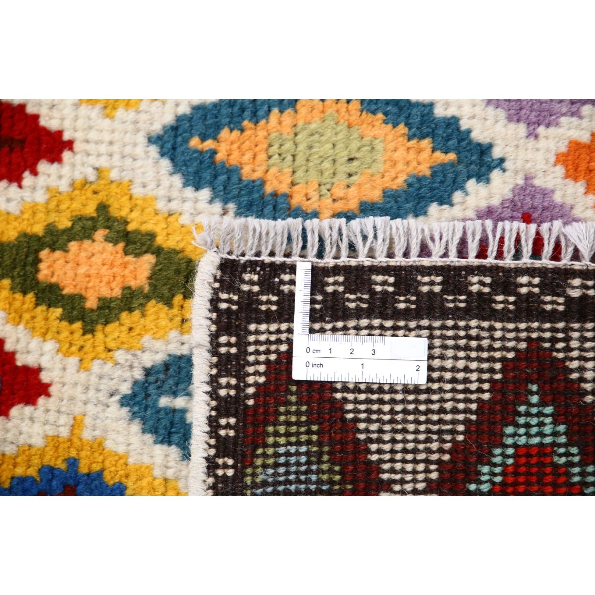 Revival 3x5 Handmade Double Knotted Washable Wool Rug - Colorful