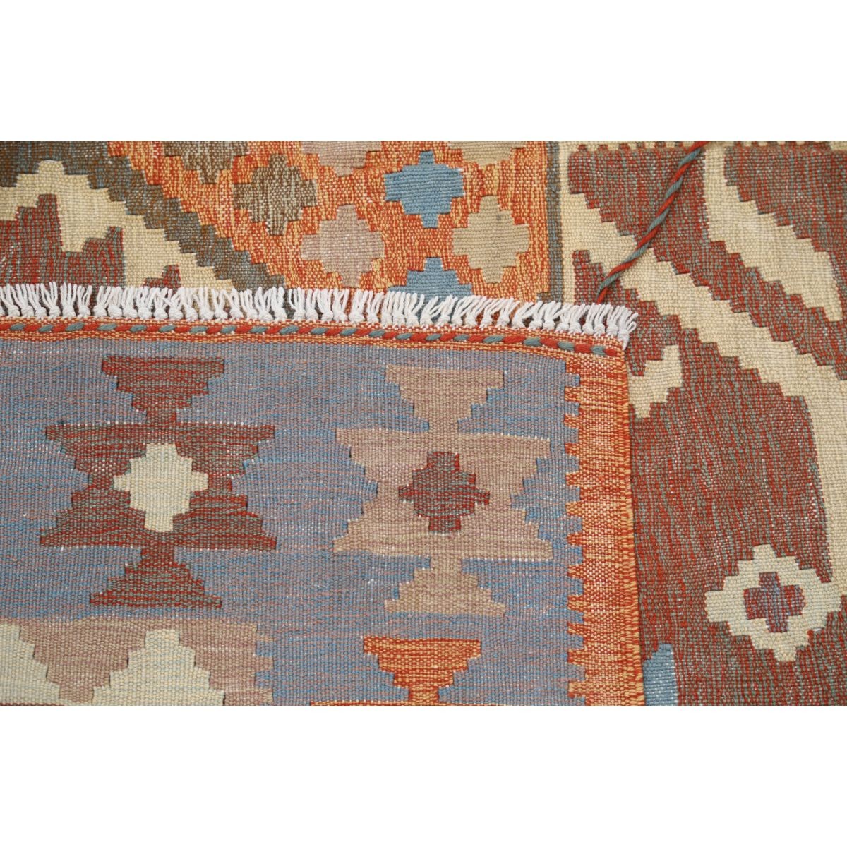 Kafkaas 5x7 Hand Woven Washable Wool Rug - Colorful