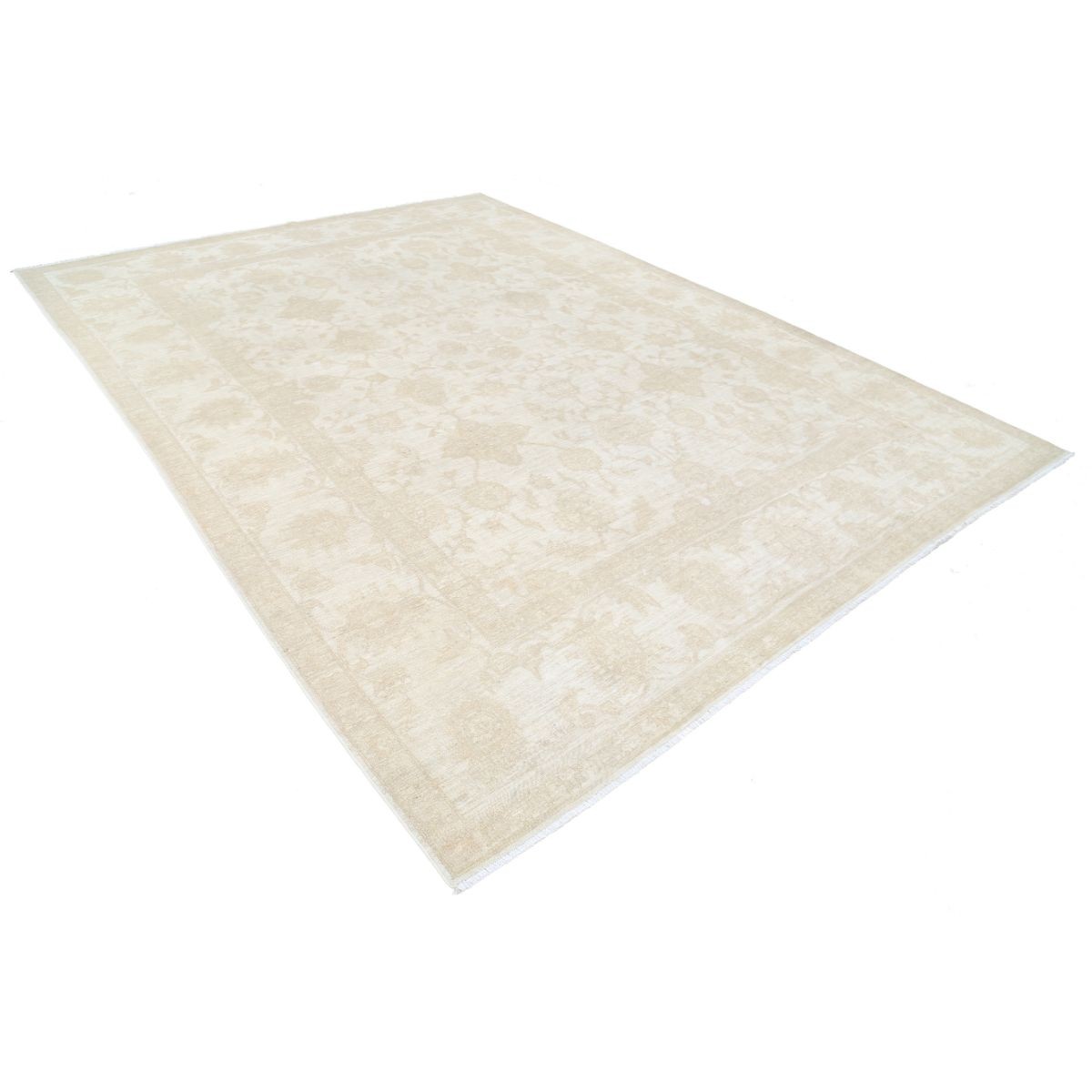 Serenity 9x12 Handmade Double Knotted Washable Wool Rug - Soft Hues