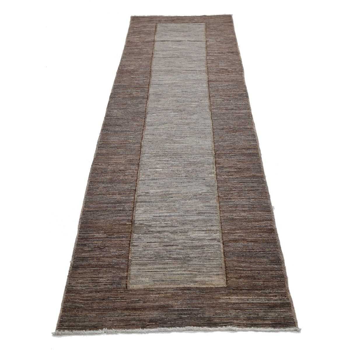 Modcar 3x11 Handmade Double Knotted Washable Wool Runner - Colorful