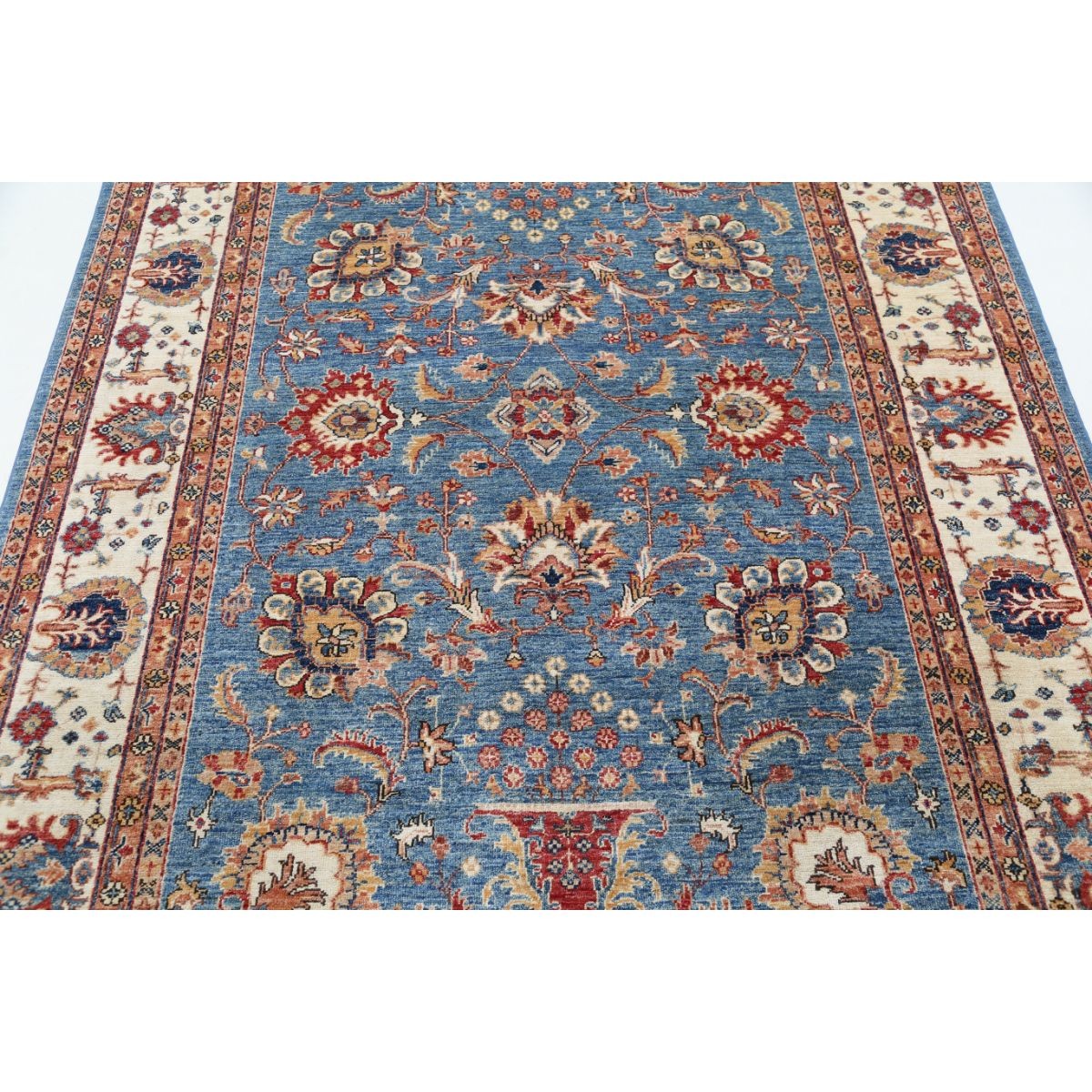 Ziegler 6x8 Handmade Double Knotted Washable Wool Rug - Colorful