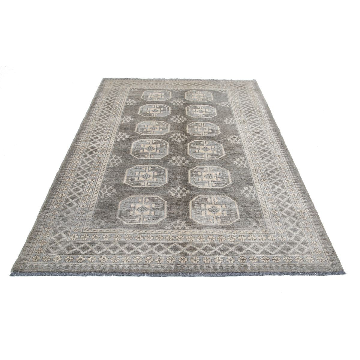 Revival 6x8 Handmade Double Knotted Washable Wool Rug - Colorful