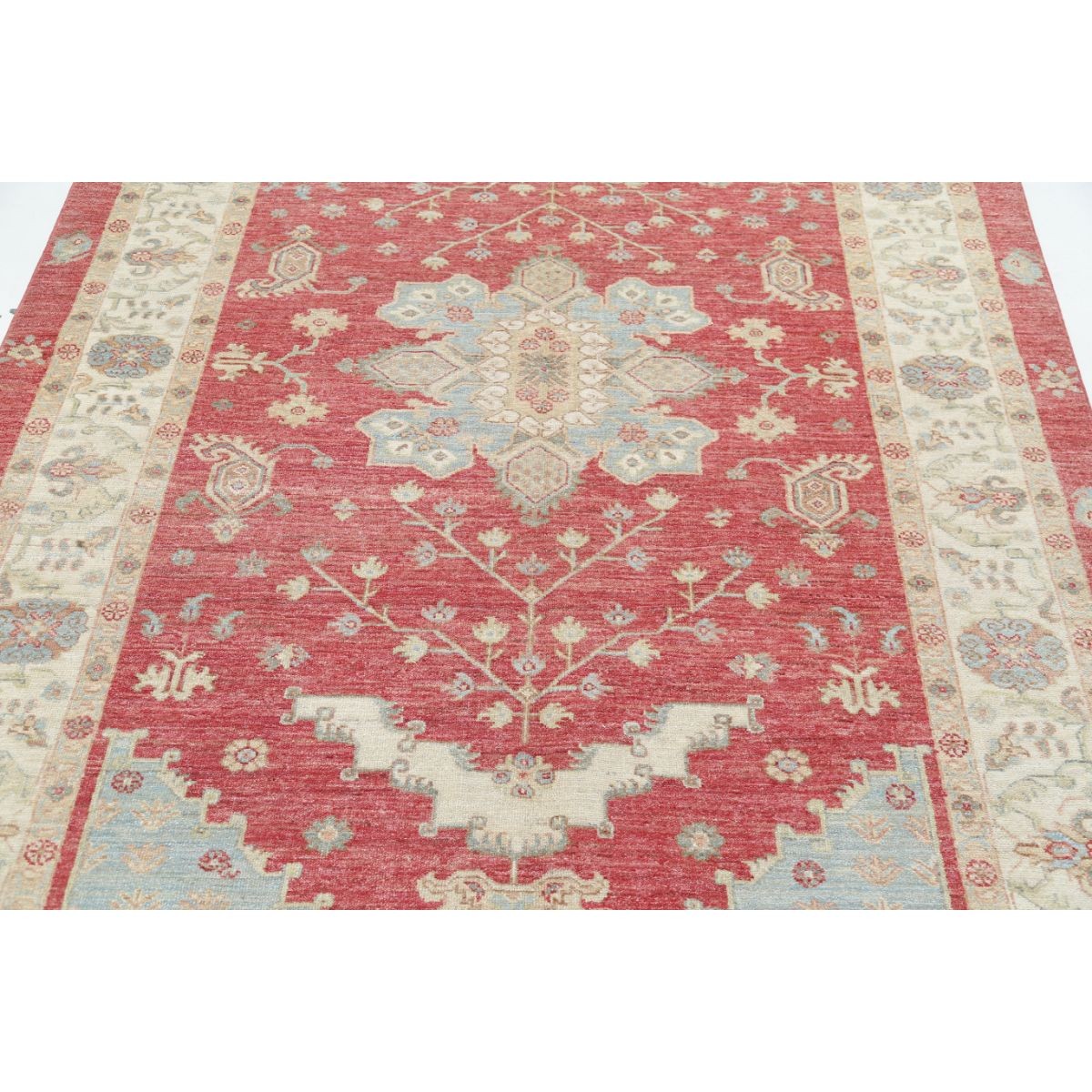 Ziegler 6x8 Handmade Double Knotted Washable Wool Rug - Colorful