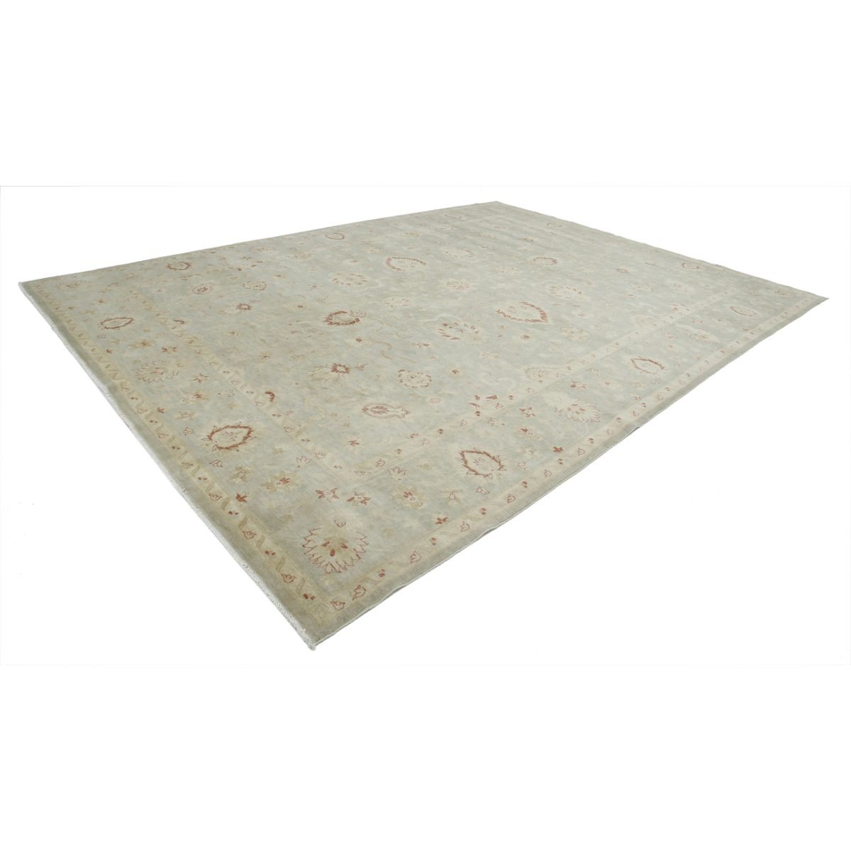 Ziegler 10x14 Handmade Double Knotted Washable Wool Rug - Colorful