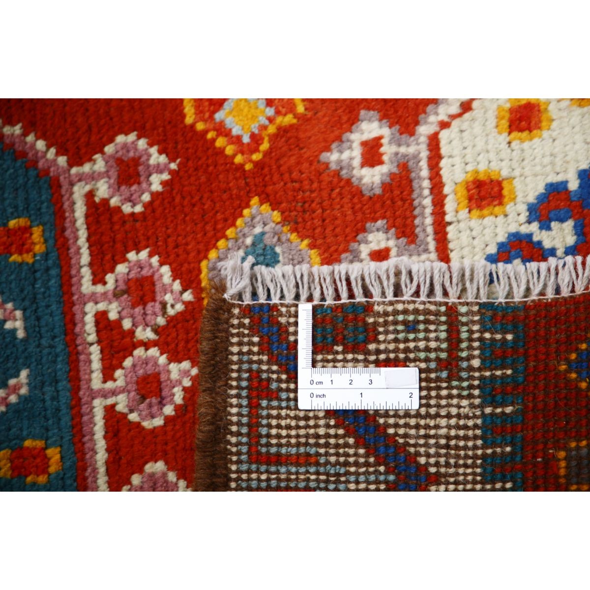 Revival 3x4 Handmade Double Knotted Washable Wool Rug - Colorful