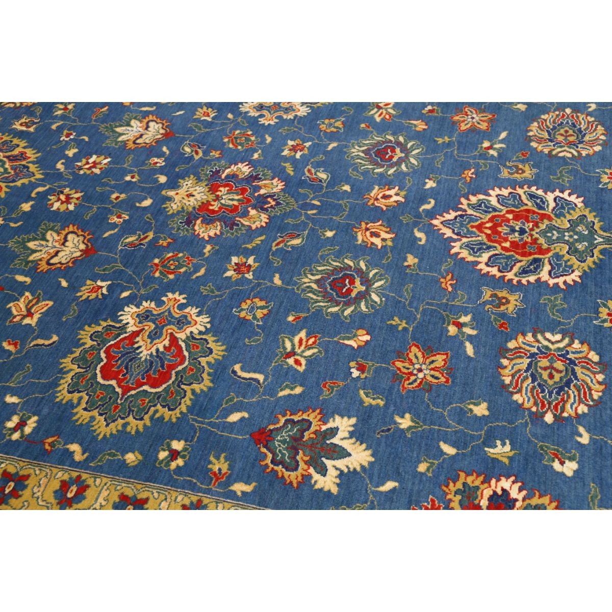 Gulshan-8'10" 9x12 Machine-Made Washable Wool Rug - Colorful