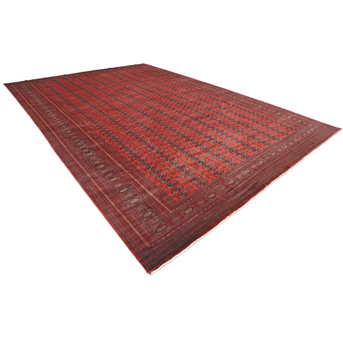 Bokhara 12x18 Handmade Double Knotted Washable Wool Rug - Colorful