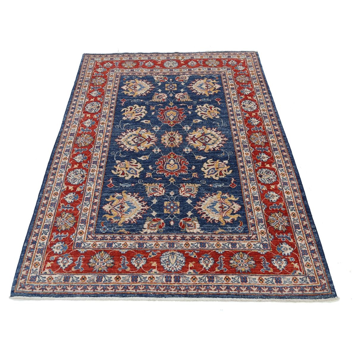 Ziegler 4x6 Handmade Double Knotted Washable Wool Rug - Colorful