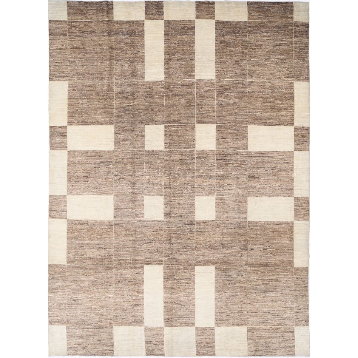 Modcar 10x14 Handmade Double Knotted Washable Wool Rug - Colorful