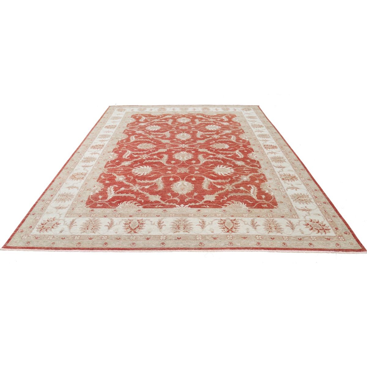 Ziegler 9x12 Handmade Double Knotted Washable Wool Rug - Colorful