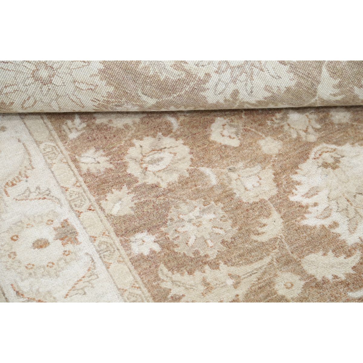 Serenity 4x10 Hand-Knotted Washable Wool Runner - Soft Hues