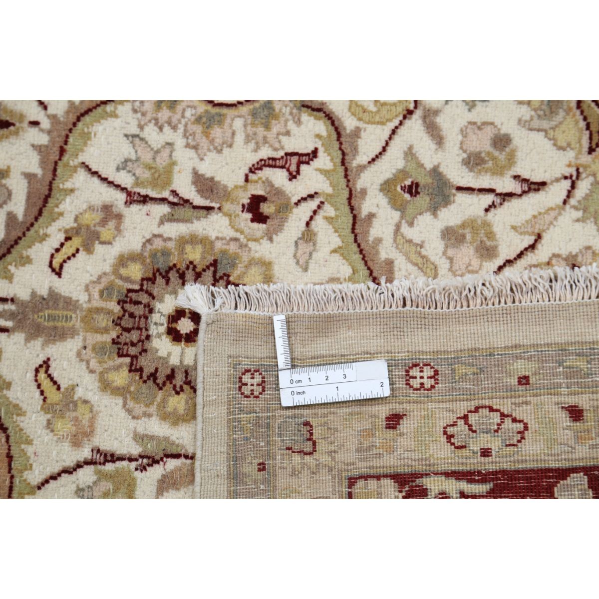 Heritage 7x10 Handmade Double Knotted Washable Wool/Silk Rug - Colorful