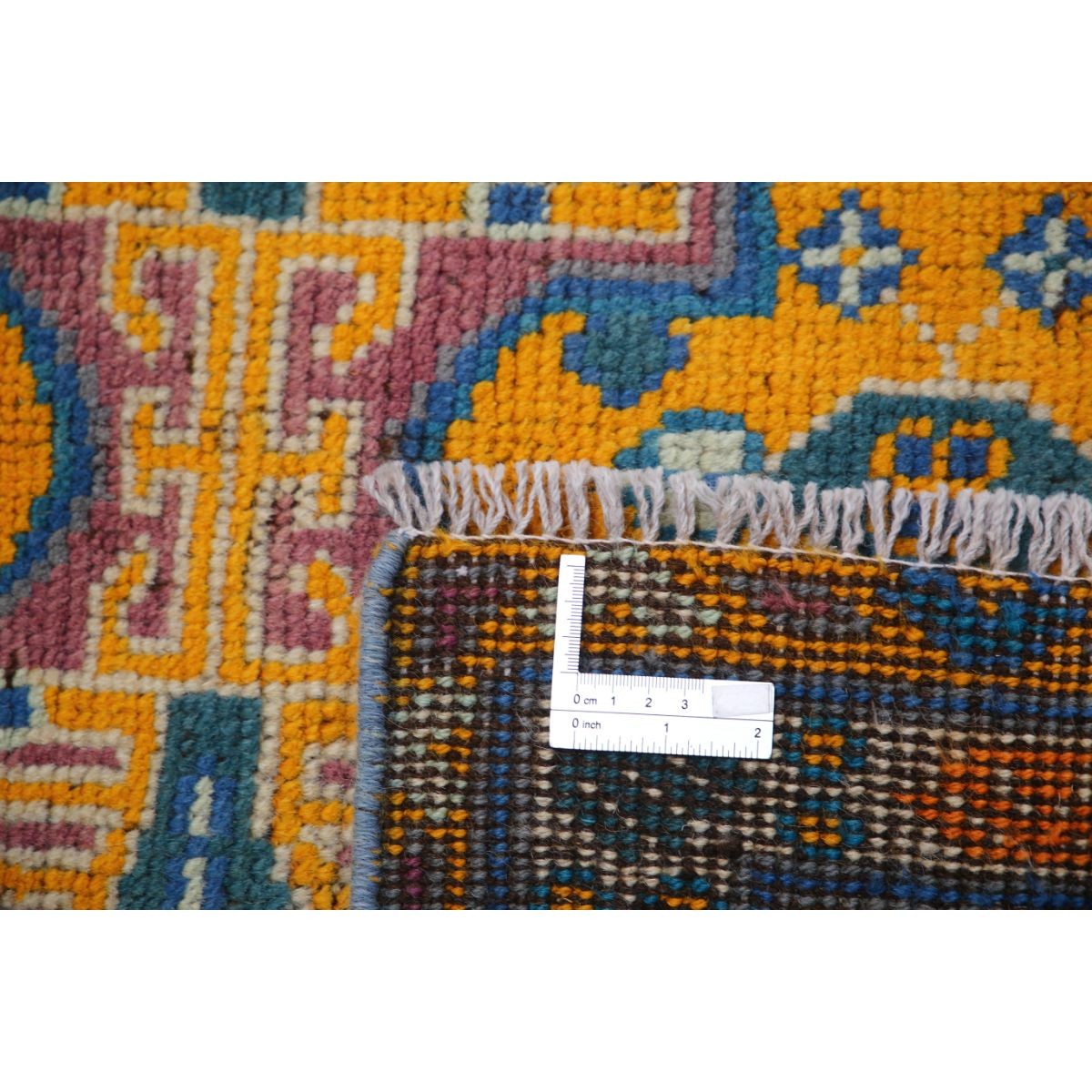 Revival 3x5 Handmade Double Knotted Washable Wool Rug - Colorful