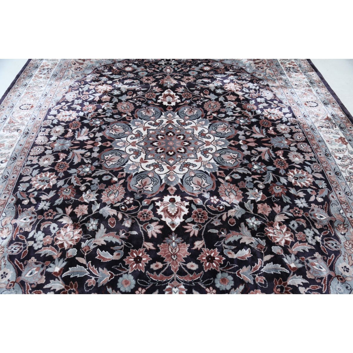 Legacy 9x12 Handmade Double Knotted Washable Art Silk Rug - Colorful
