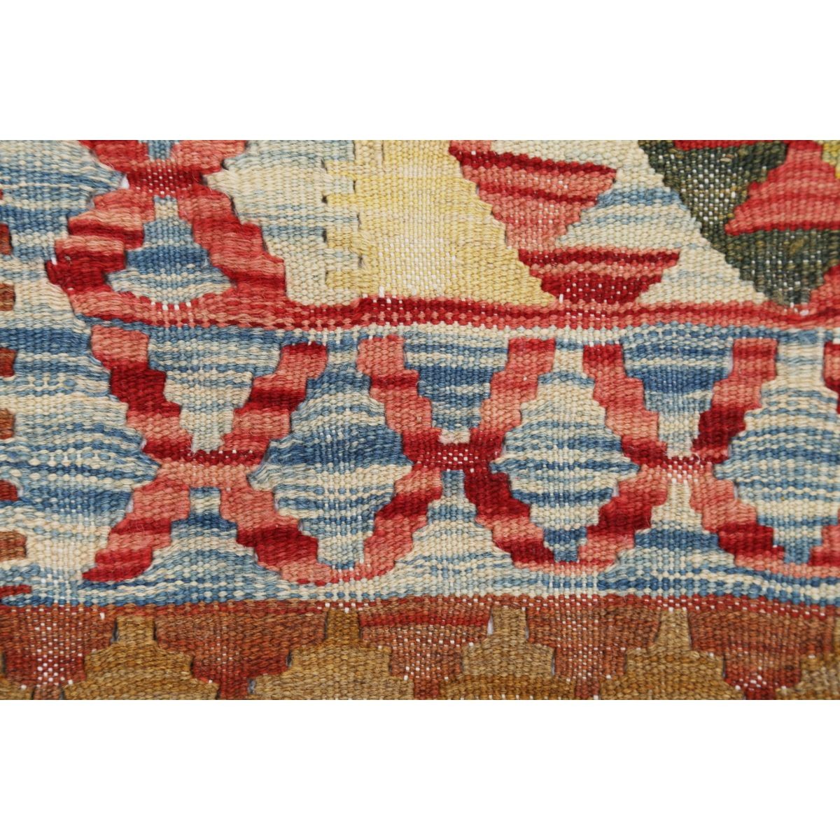 Maimana 5x6 Hand Woven Washable Wool Rug - Colorful