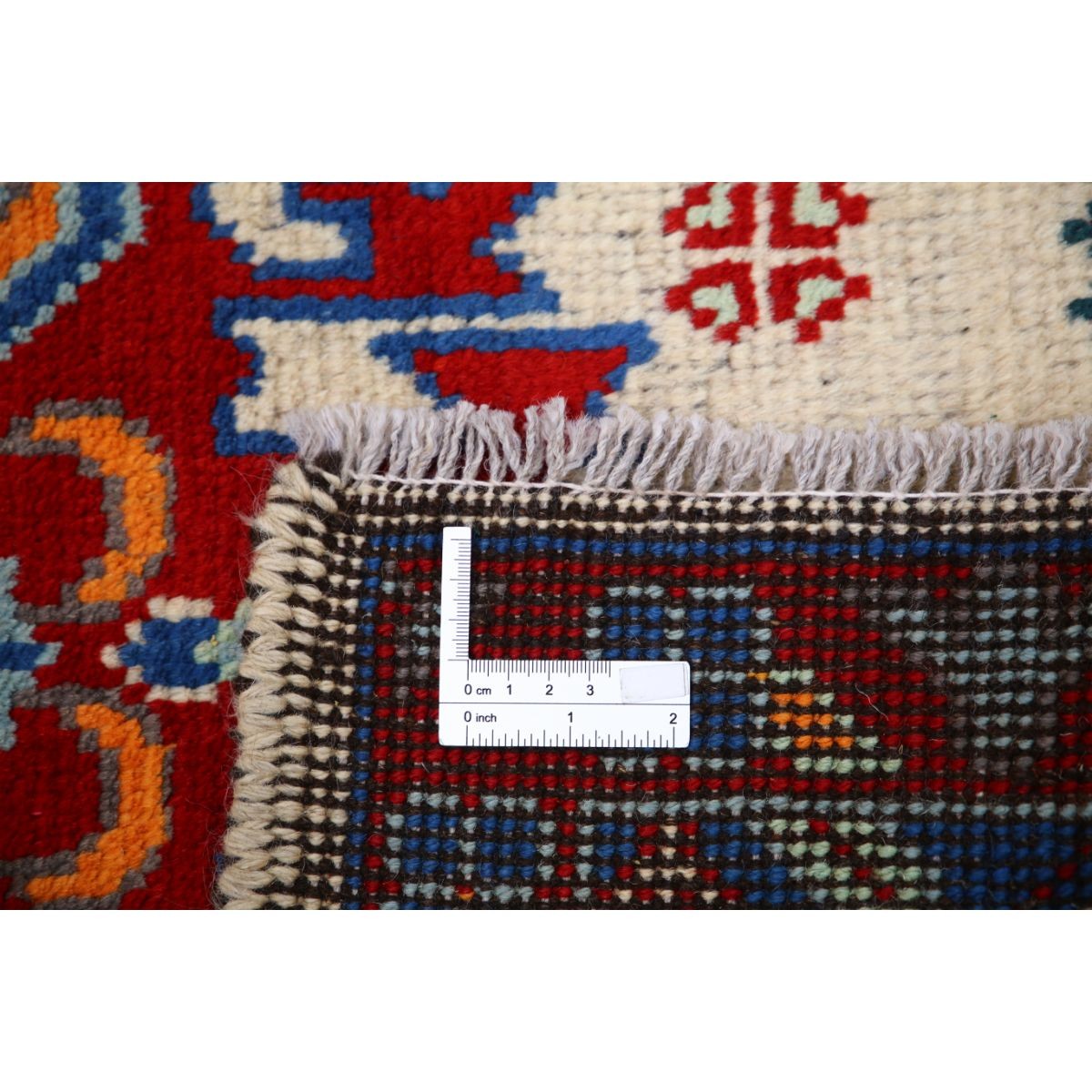 Revival 3x4 Handmade Double Knotted Washable Wool Rug - Colorful