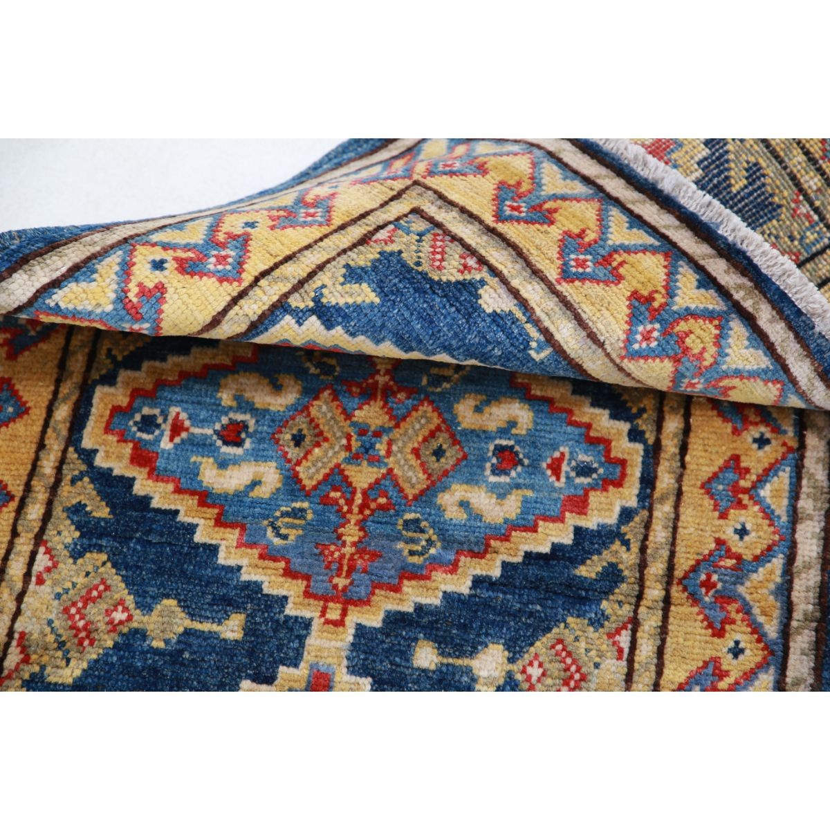 Revival 2x3 Handmade Double Knotted Washable Wool Rug - Colorful