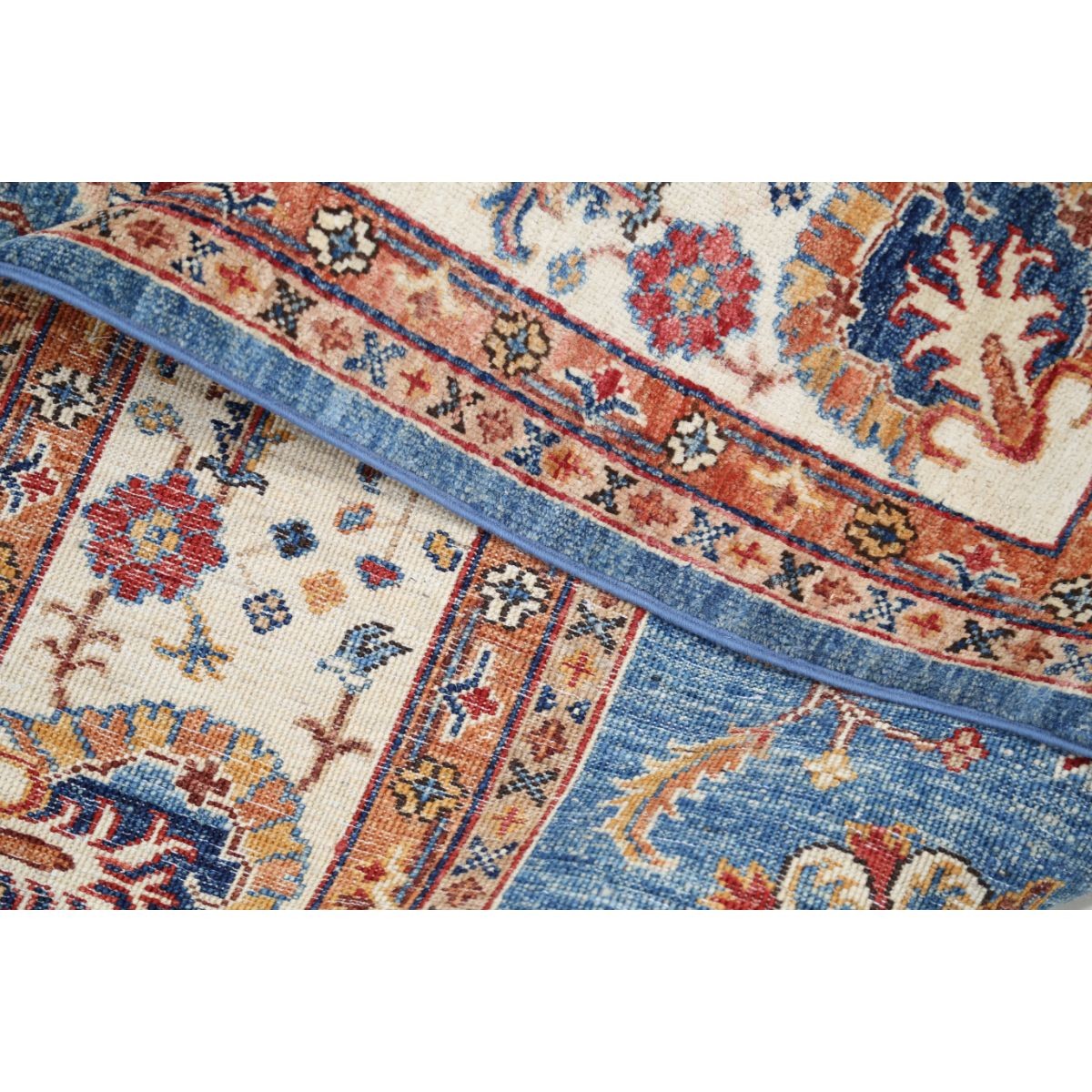 Ziegler 6x8 Handmade Double Knotted Washable Wool Rug - Colorful
