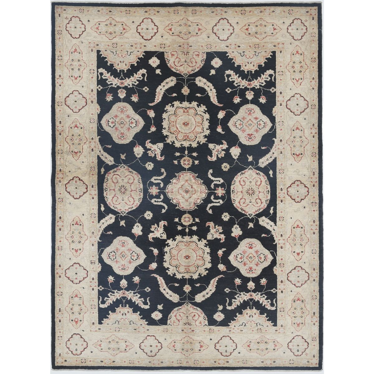 Ziegler 5x7 Handmade Double Knotted Washable Wool Rug - Colorful