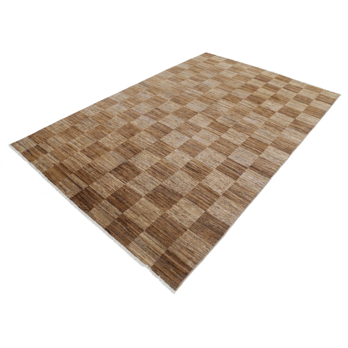 Modcar 6x10 Handmade Double Knotted Washable Wool Rug - Colorful