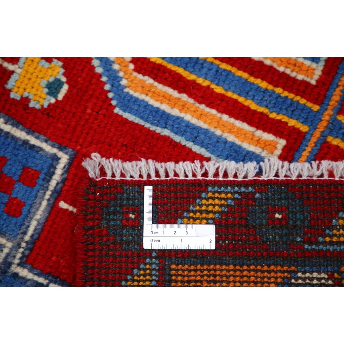 Revival 6x8 Handmade Double Knotted Washable Wool Rug - Colorful