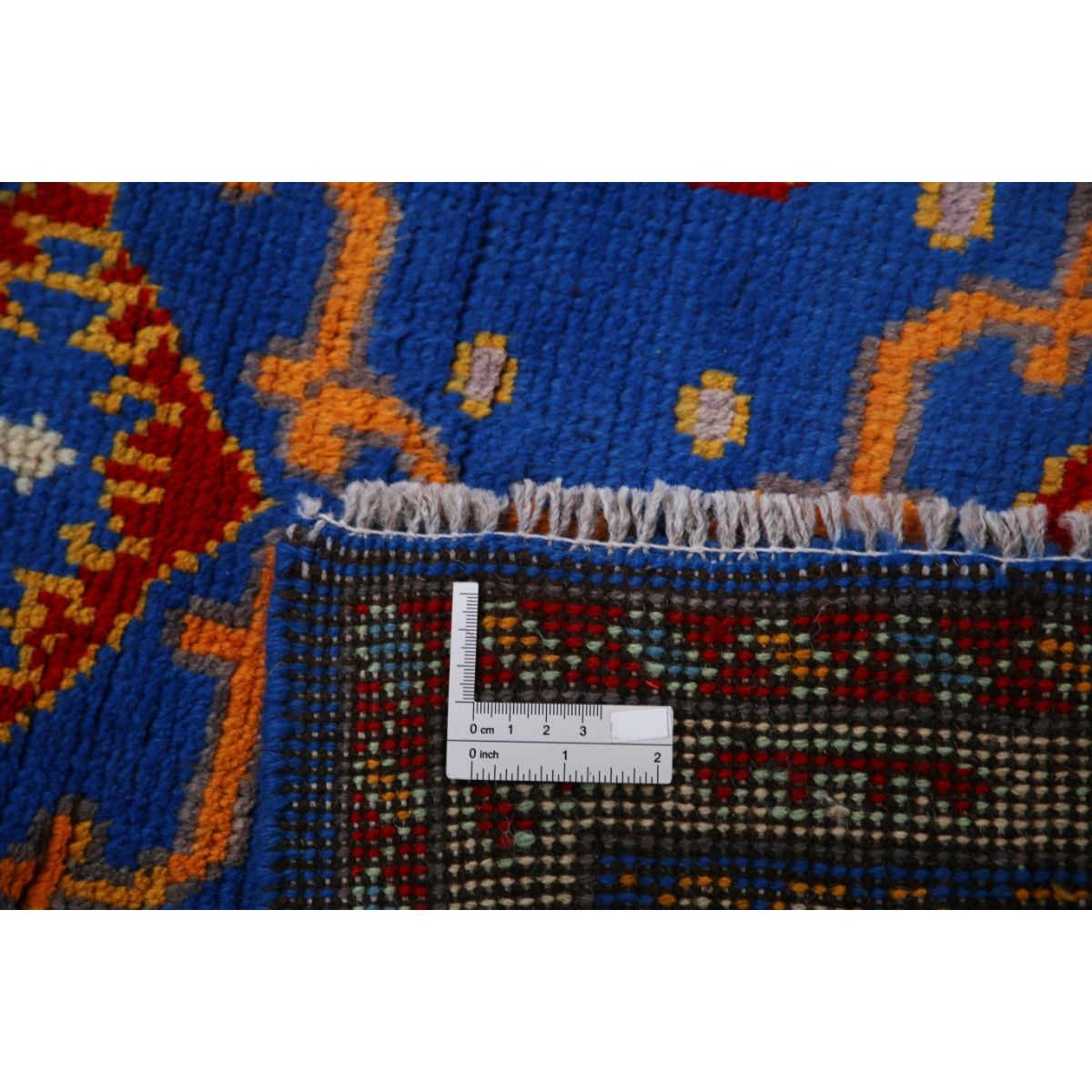 Revival 3x4 Handmade Double Knotted Washable Wool Rug - Colorful