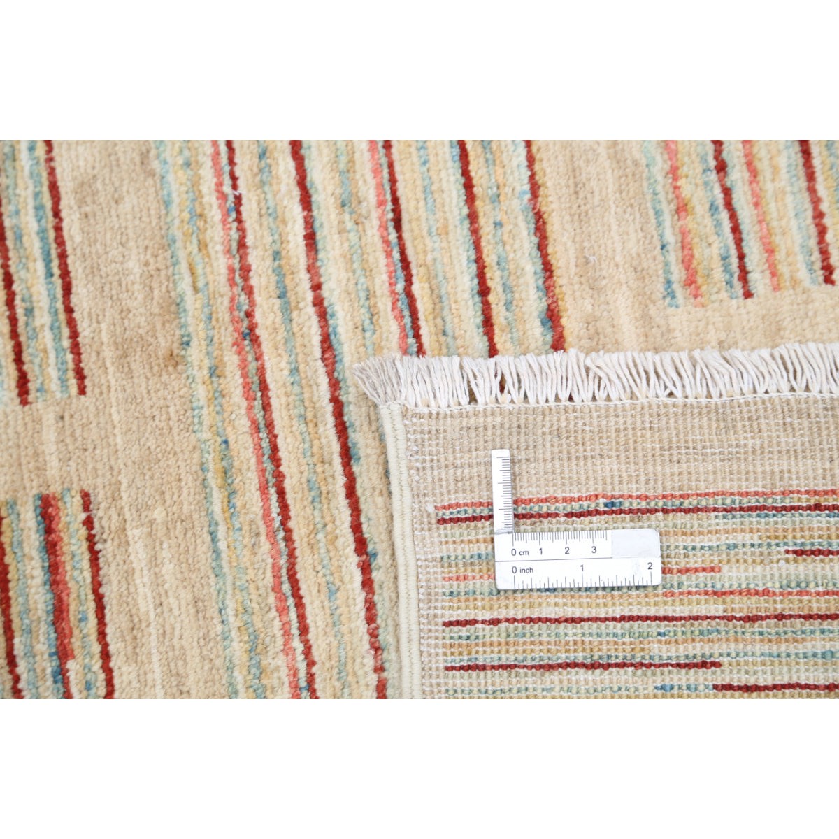 Modcar 6x10 Handmade Double Knotted Washable Wool Rug - Colorful