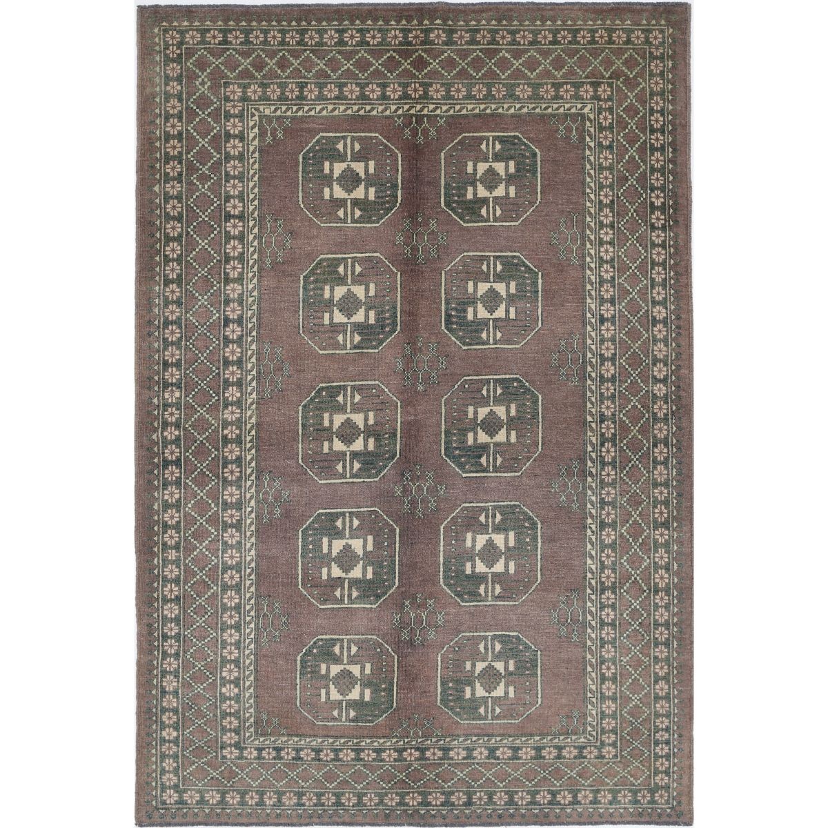Revival 6x8 Handmade Double Knotted Washable Wool Rug - Colorful