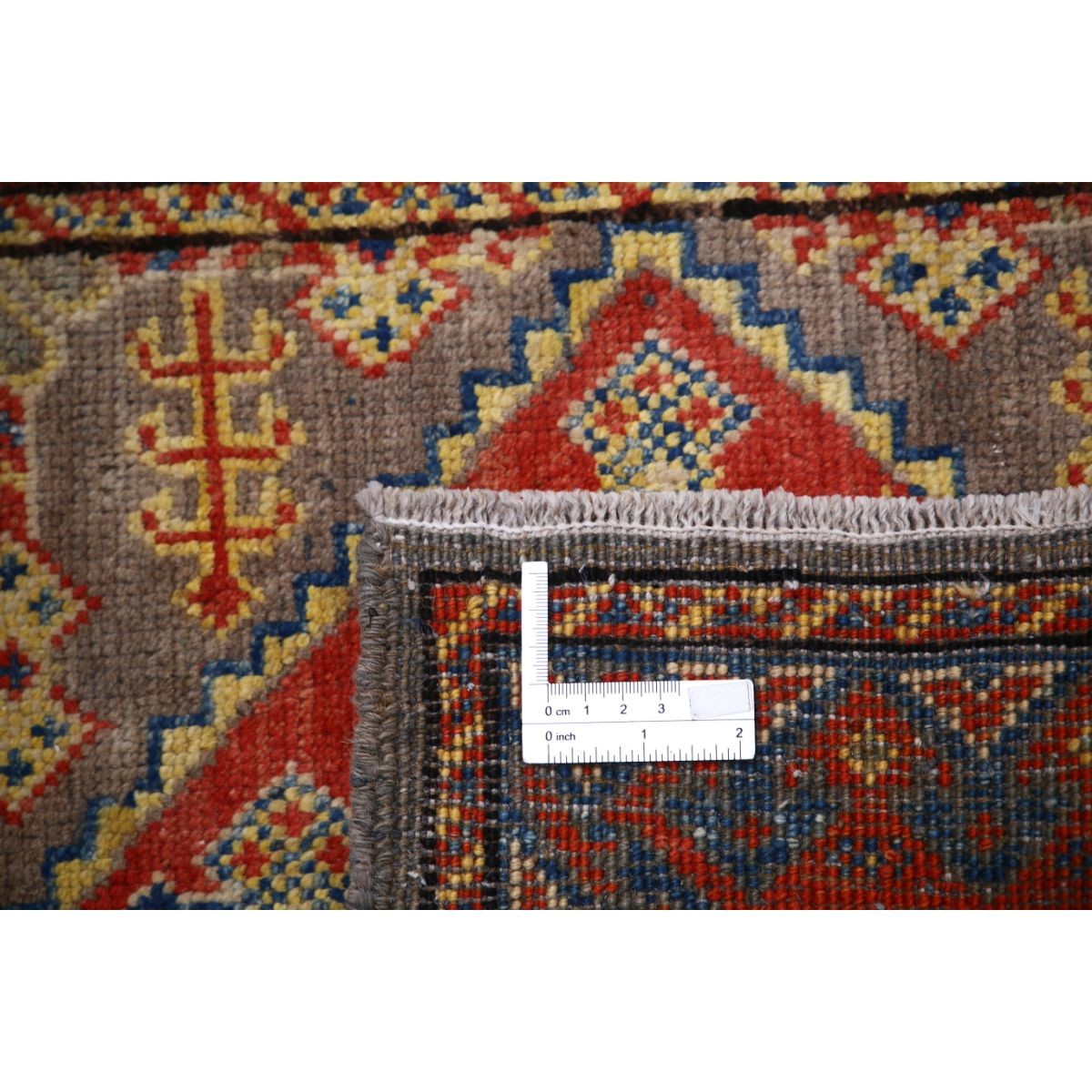 Revival 2x3 Handmade Double Knotted Washable Wool Rug - Colorful