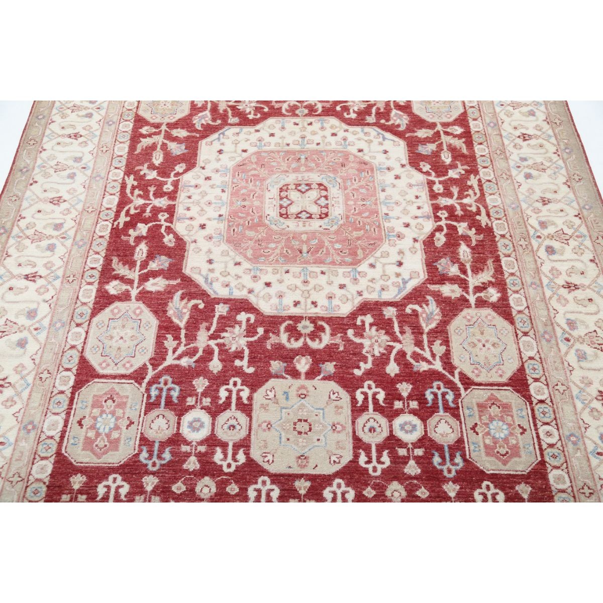 Mamluk 6x8 Handmade Double Knotted Washable Wool Rug - Colorful