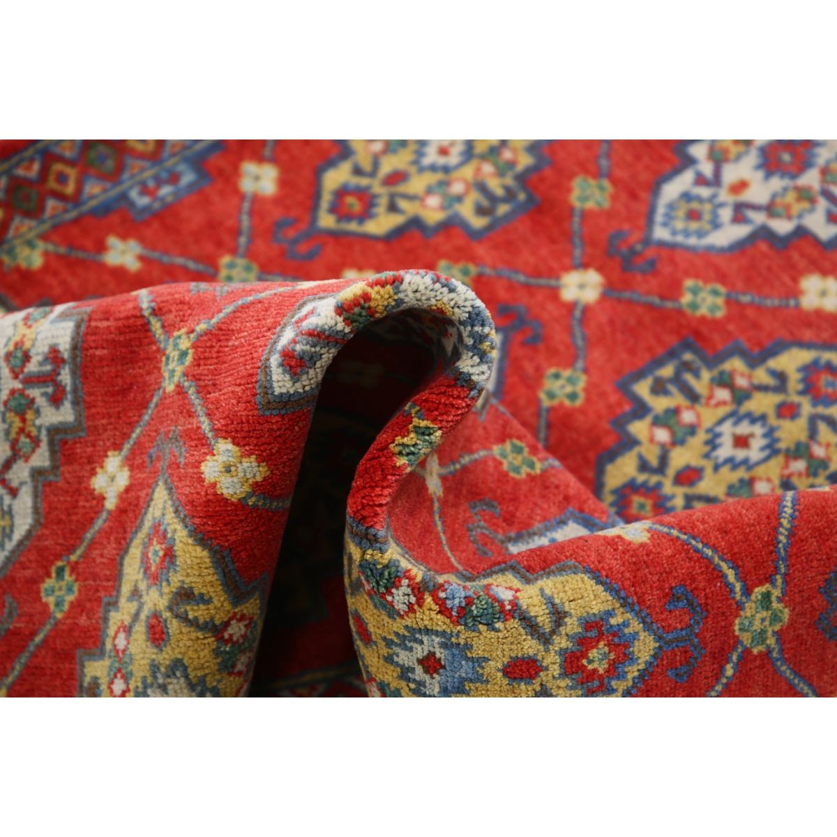 Revival 4x6 Handmade Double Knotted Washable Wool Rug - Colorful