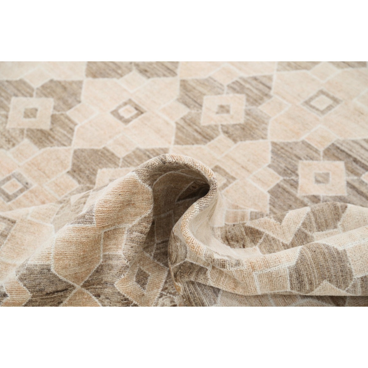Modcar 6x8 Handmade Double Knotted Washable Wool Rug - Colorful