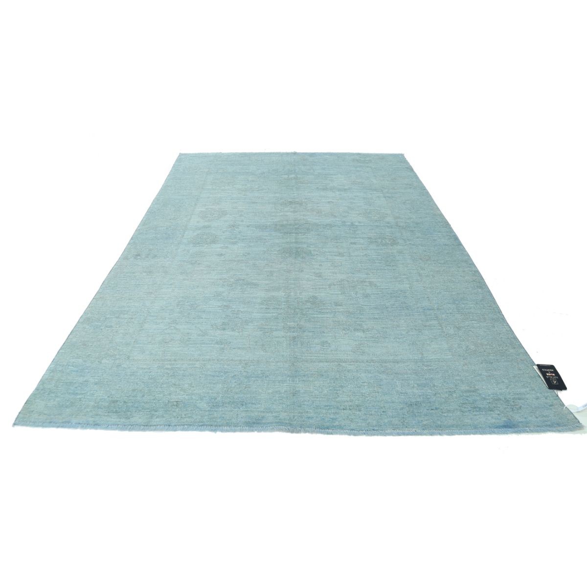 Overdye 7x10 Handmade Double Knotted Washable Wool Rug - Monochormatic