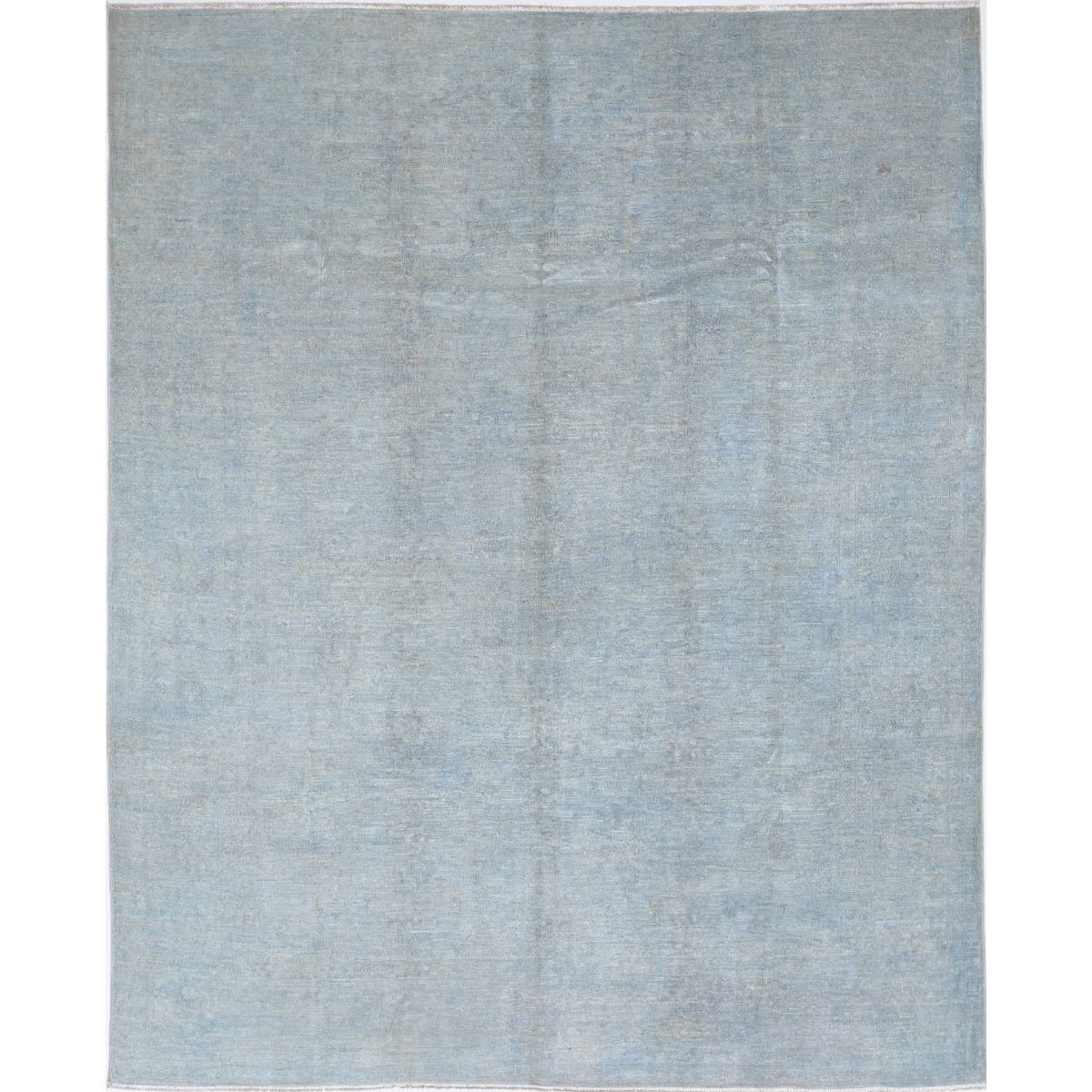 Overdye 8x10 Handmade Double Knotted Washable Wool Rug - Monochormatic